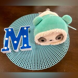 Hugme Panda Bear in Winter Outfit 10" Plush NWT Very Soft!!